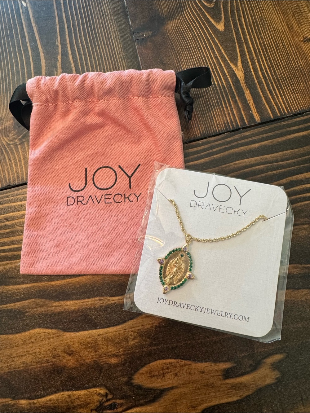 NWT Joy Dravecky Guardian Angel Pendant Necklace